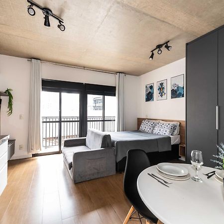 47 New Studio Next Paulista Av, Fast Wifi And Balcony São Paulo Eksteriør billede