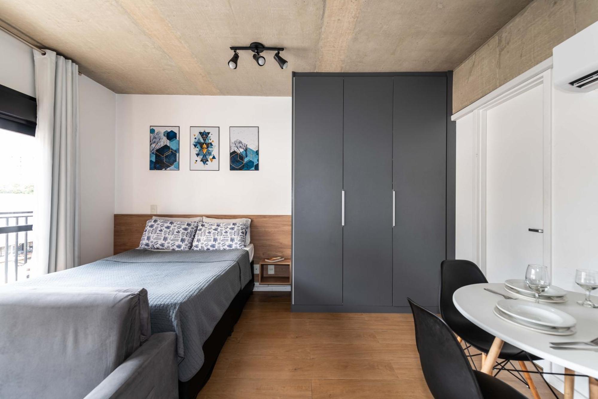47 New Studio Next Paulista Av, Fast Wifi And Balcony São Paulo Eksteriør billede