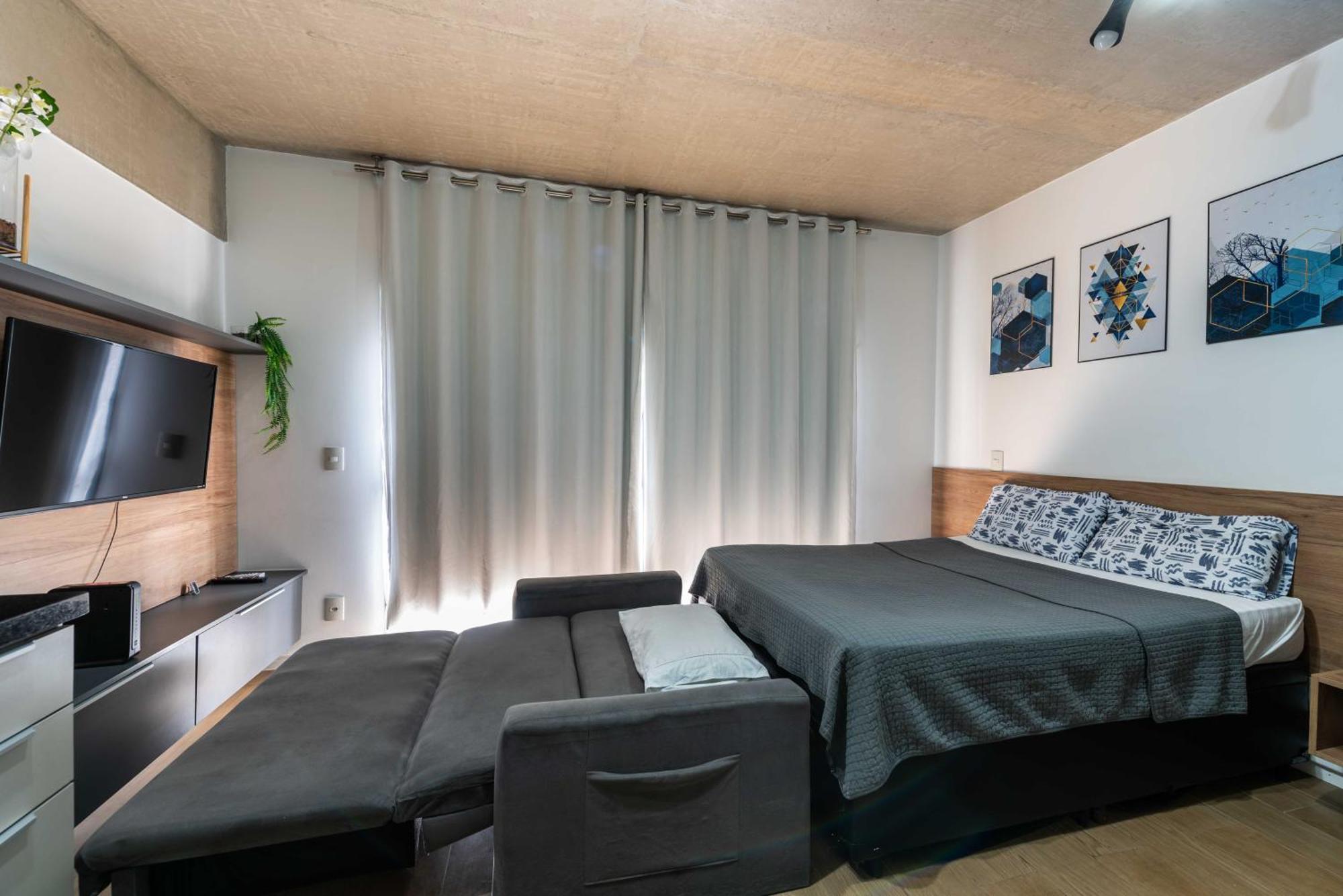 47 New Studio Next Paulista Av, Fast Wifi And Balcony São Paulo Eksteriør billede